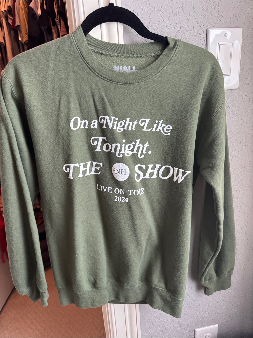 Olive Green "On a Night Like Tonight" Tour Sweatshirt